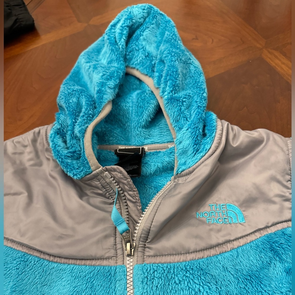 North Face Fuzzy Jacket - Girls size 14/16